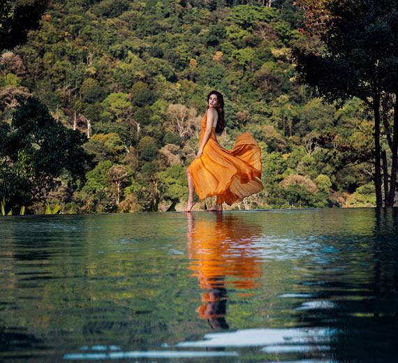 Infinity Swimming Pool - Coorg Wilderness Resort & Spa