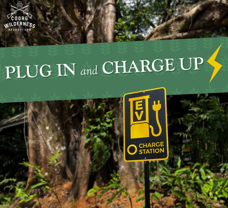 EV Charging Station - Coorg Wilderness Resort & Spa