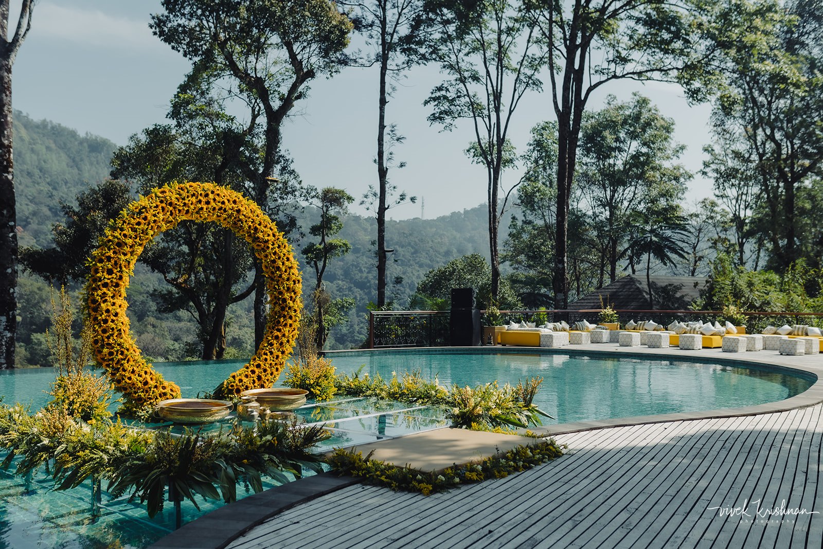 This luxurious resort tucked in the wilderness of Coorg makes for an idyllic wedding destination