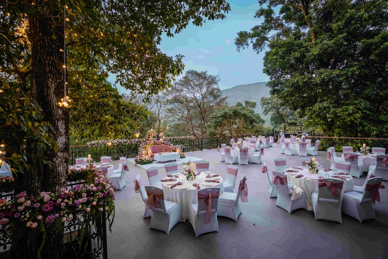 This luxurious resort tucked in the wilderness of Coorg makes for an idyllic wedding destination